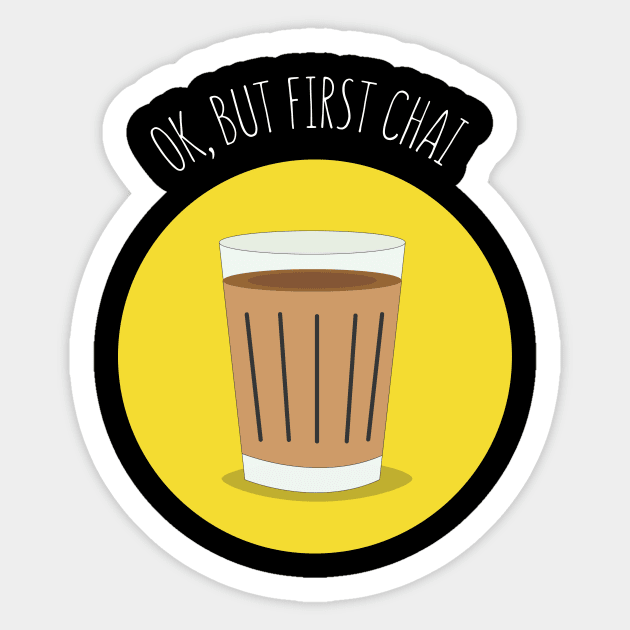 Chai Time Sticker by Shahubaucha11